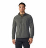 Men's Microchill 1/4 Zip Pullover Foil Grey Heather - Mountain Hardwear