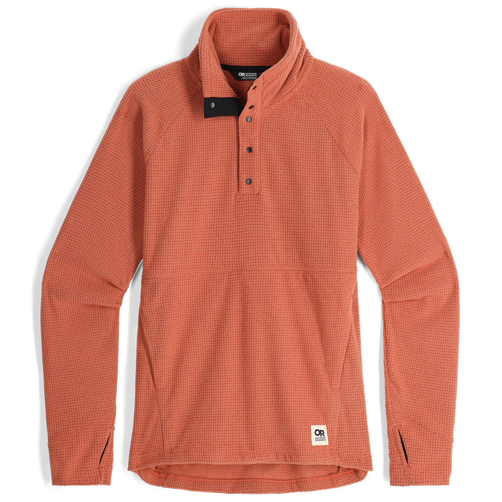 Women's Trail Mix Snap Pullover Cinnamon - Outdoor Research