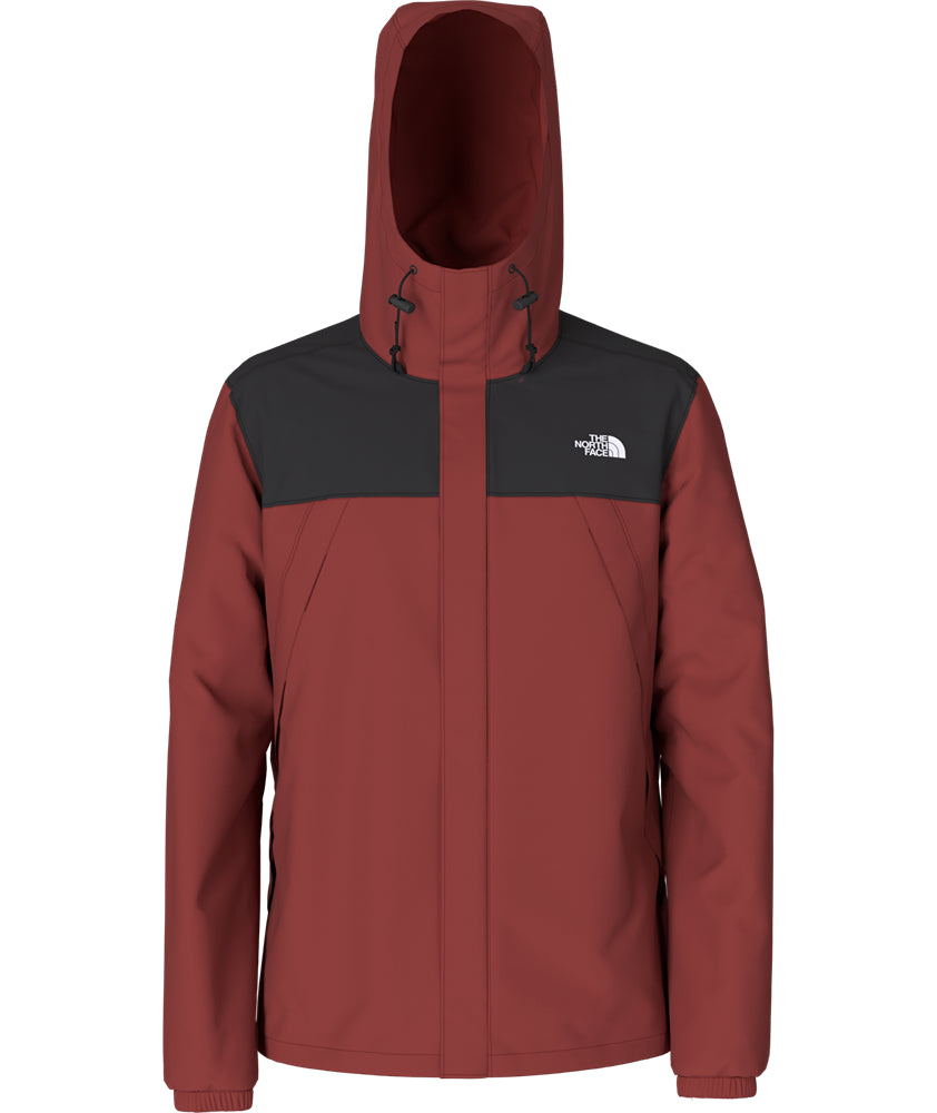 Men's Antora Jacket Iron Red / TNF Black - The North Face