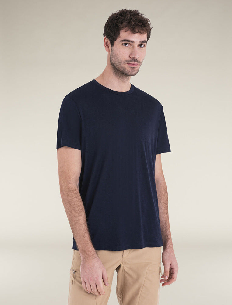 Men's Merino 150 Tech Lite SS Tee Midnight Navy - Icebreaker