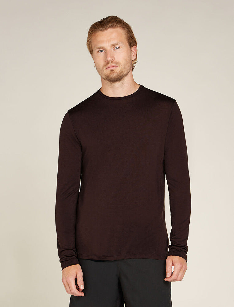 Men's Merino 125 Cool-Lite Sphere LS Tee Bittersweet - Icebreaker