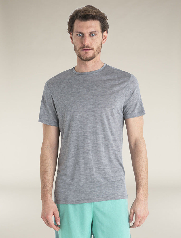 Men's Merino 125 Cool-Lite Sphere SS Tee Metro Heather - Icebreaker