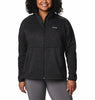 Women's Sweater Weather Full Zip Black Heather - Columbia
