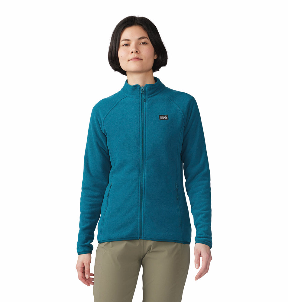 Women's Microchill Full Zip Jacket Jack Pine - Mountain Hardwear