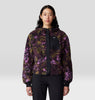 Women's HiCamp Fleece Snap Front Jacket Blackberry Fore - Mountain Hardwear