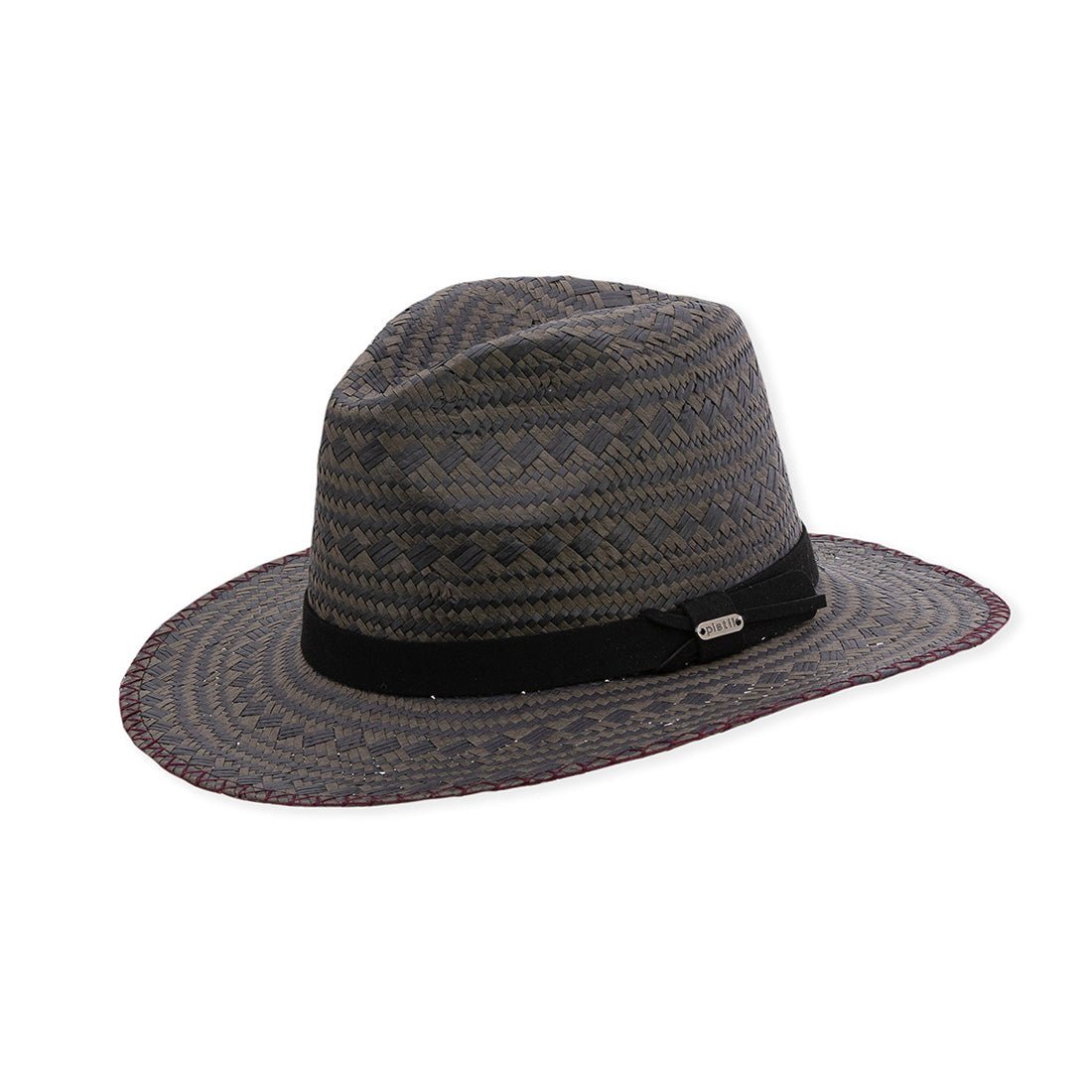 Sheldon Straw Sun Hat Cinder - Pistil