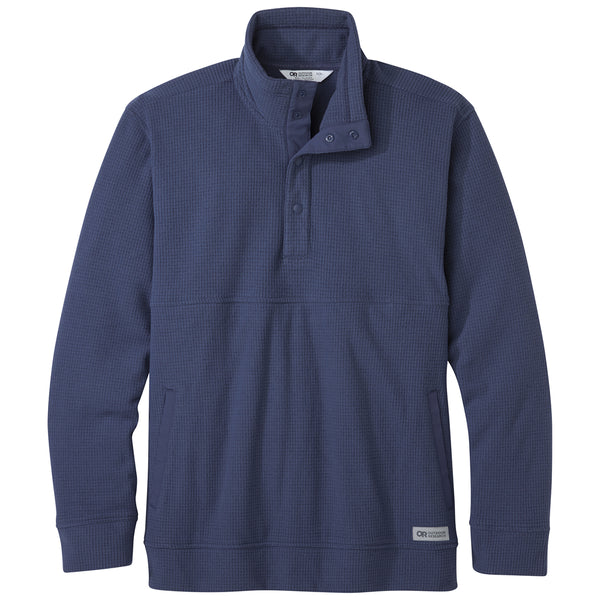 Men's Trail Mix Snap Pullover II Naval Blue - Outdoor Research – STRUB ...