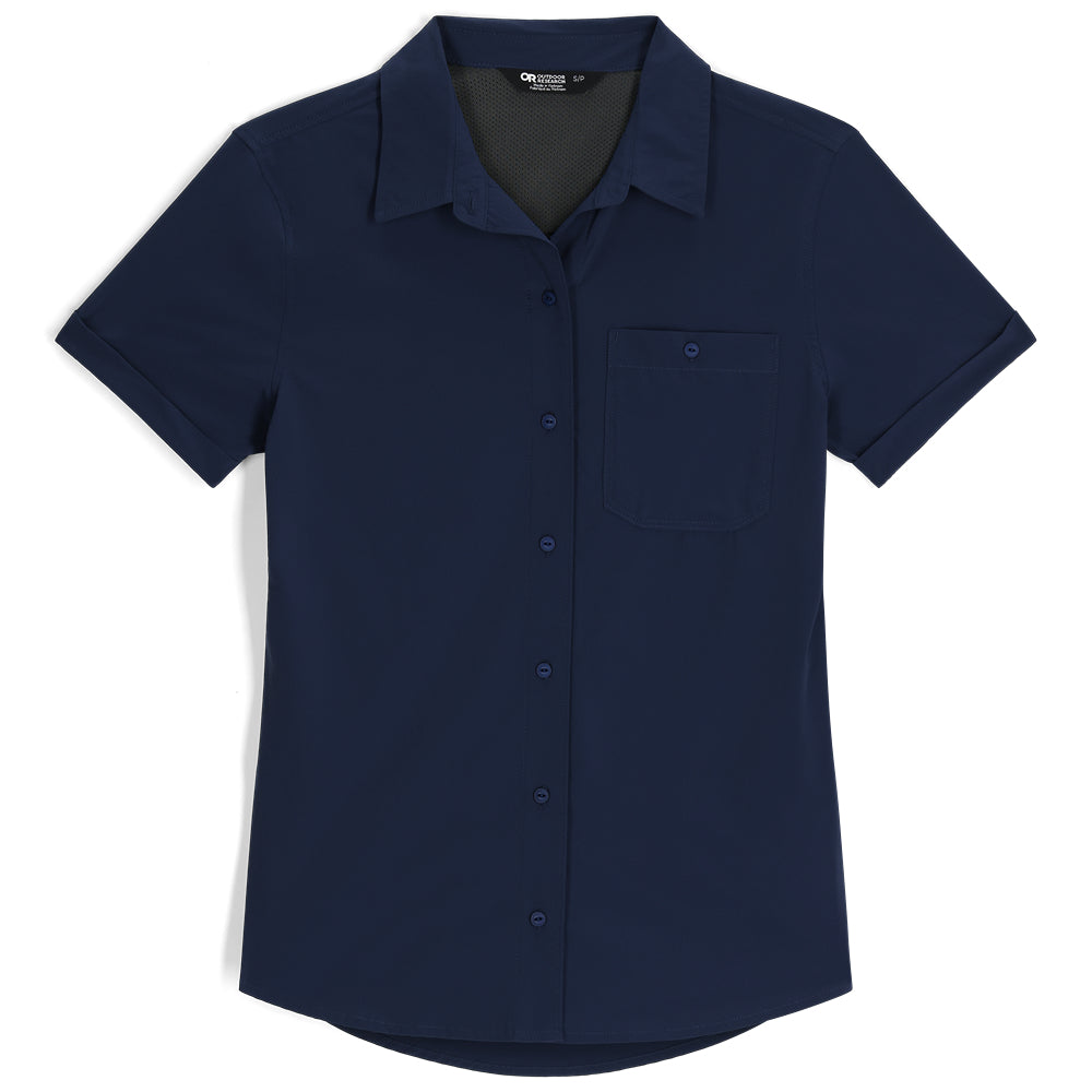 Women's Astroman Short Sleeve Sun Shirt Cenote - Outdoor Research