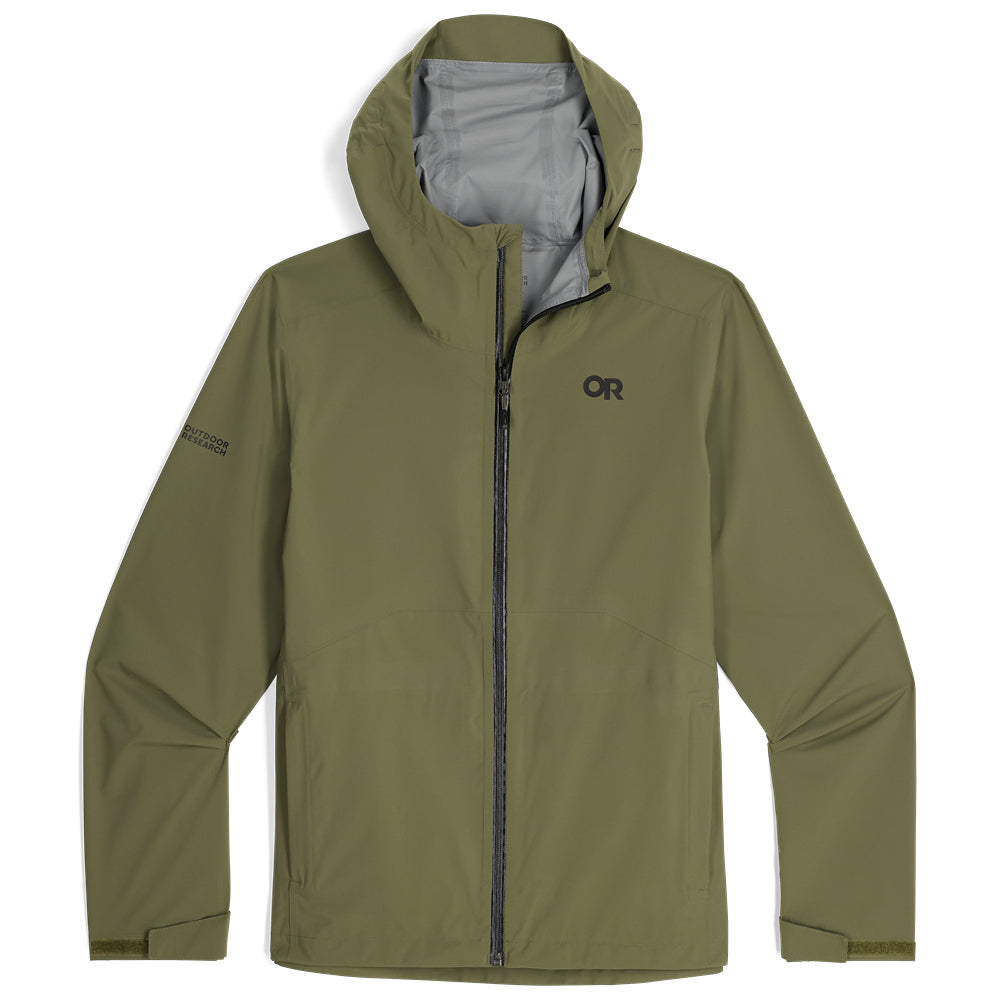 Men's Stratoburst Stretch Rain Jacket Ranger Green - Outdoor Research