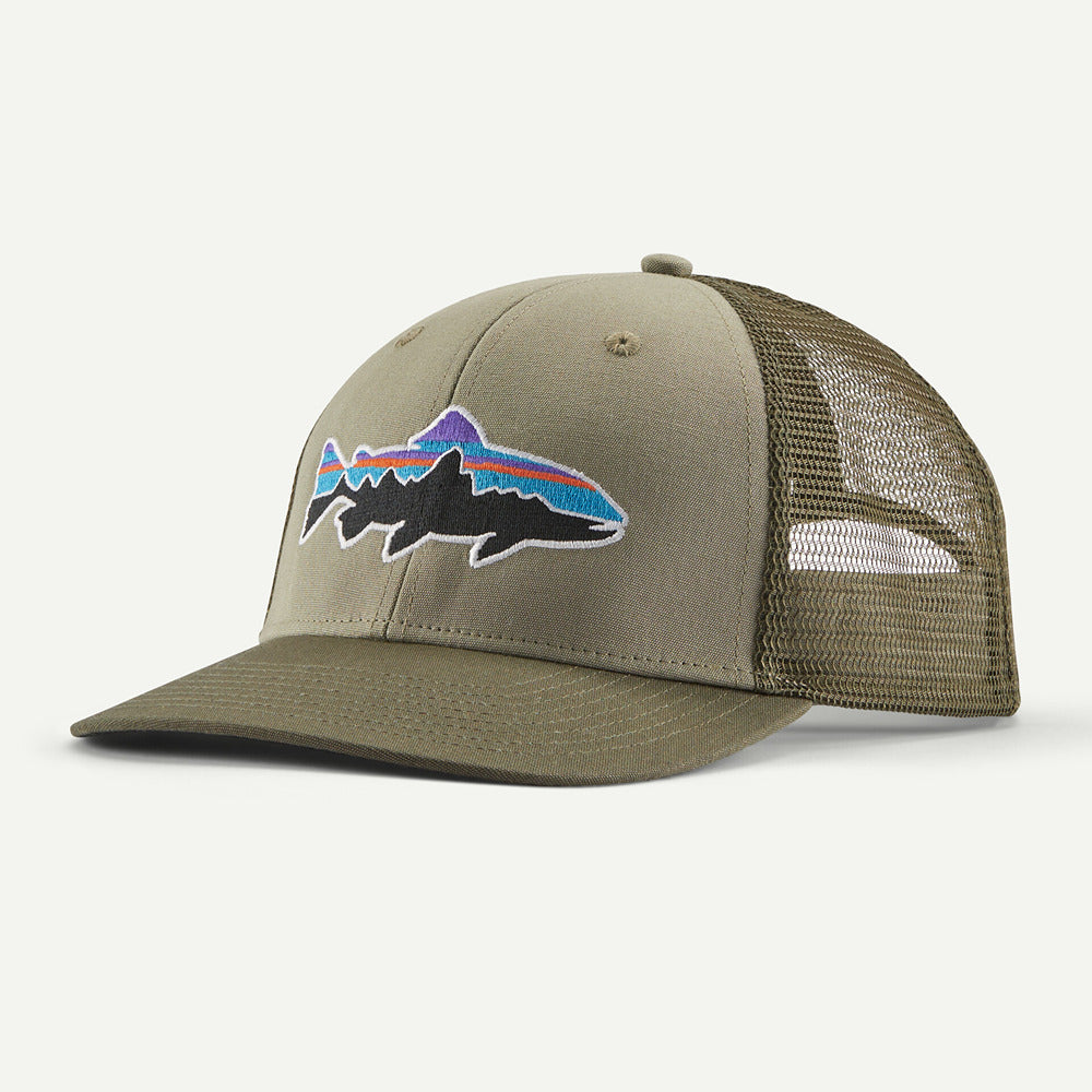 Fitz Roy Trout Trucker Hat River Rock Green - Patagonia