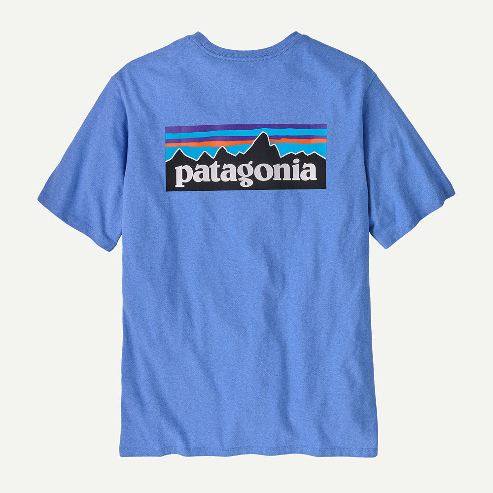 Men's P-6 Logo Responsibili-Tee Abundant Blue - Patagonia
