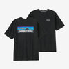 Men's P-6 Logo Responsibili-Tee Black - Patagonia