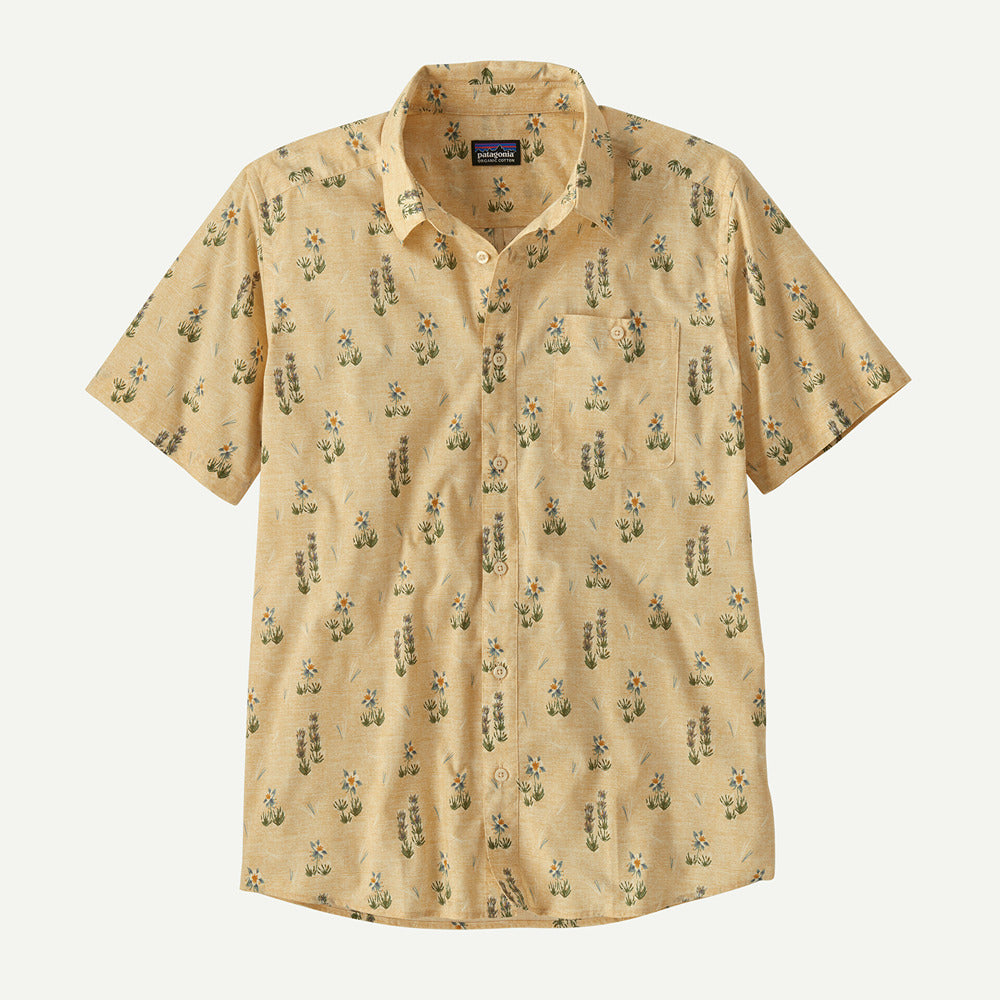 Men's Go To Shirt Lupine Trail: Beeswax Tan - Patagonia