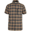 Men's Abisko Hike Shirt Dark Navy-Buckwheat Brown - Fjallraven