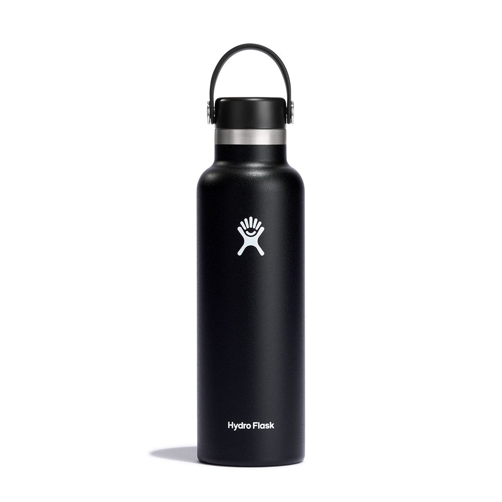 21 oz Standard Flex Cap Black - Hydro Flask