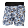 Men's Platinum Boxer Brief Fly Island Vibe Blue Fog - SAXX
