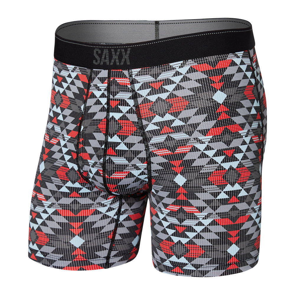 Men's Quest Boxer Brief Fly El Dorado Graphite - SAXX