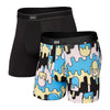 Men's Daytripper Boxer Brief Fly 2 Pack Melt / Black - SAXX