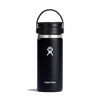 16 oz Wide Mouth Flex Sip Lid Black - Hydro Flask