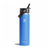 24 oz Wide Flex Straw Cap Cascade - Hydro Flask