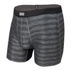 Men's Hotshot Boxer Brief Fly Black Heather - SAXX