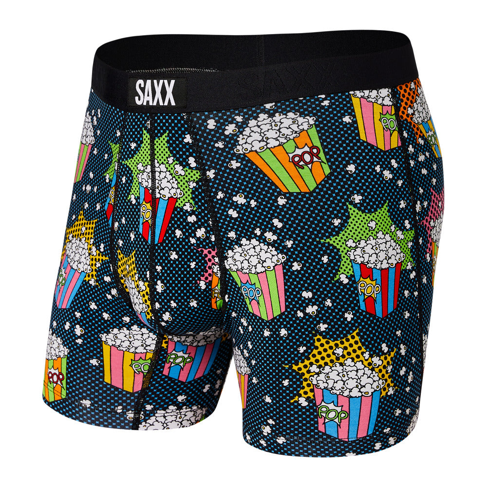 Men's Vibe Boxer Brief Multi Pop Art Popcorn  - SAXX