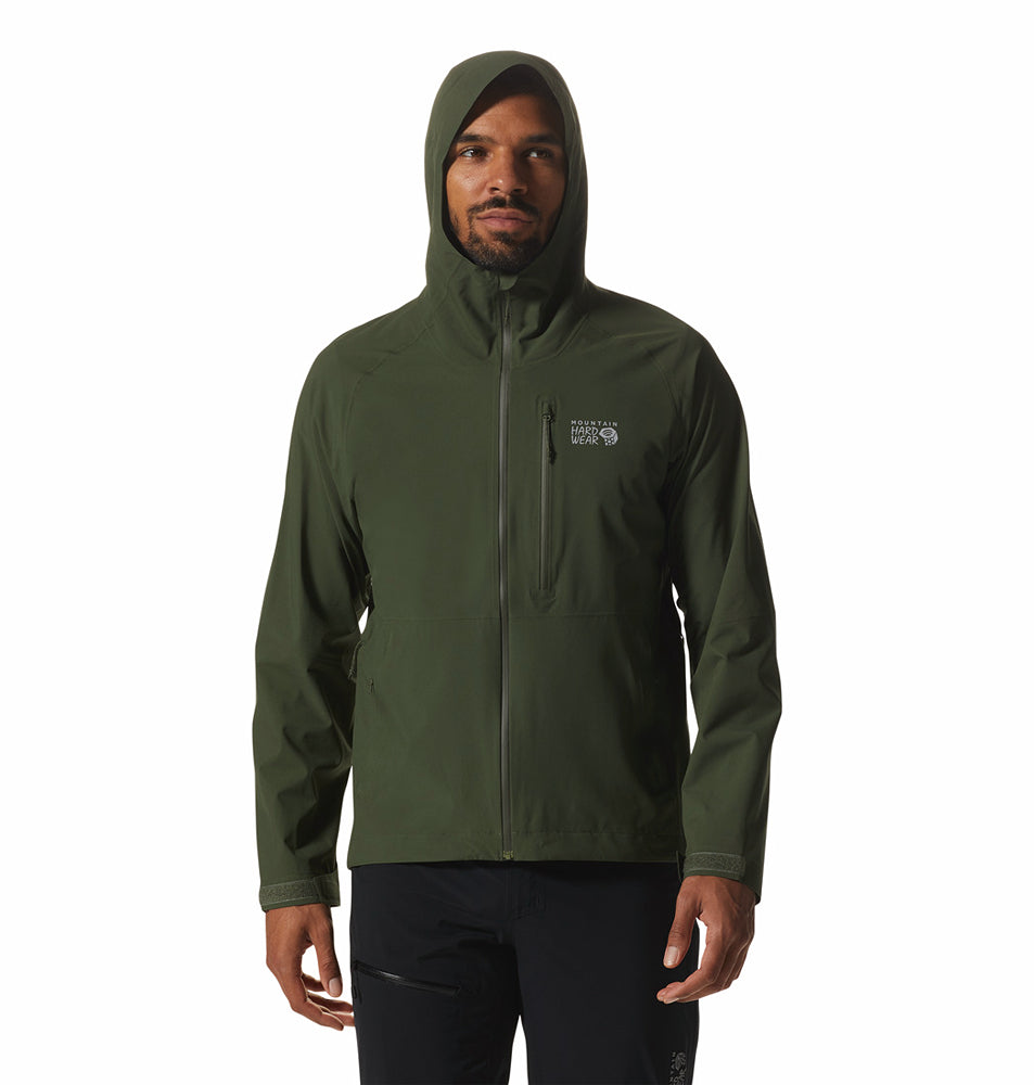 Men's Stretch Ozonic Jacket Surplus Green - Mountain Hardwear